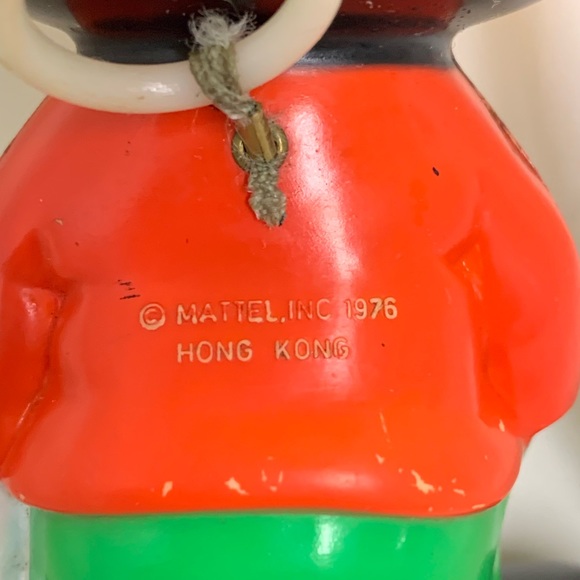 Vintage Mattel 1976 Disney Mickey Mouse Pull String Figure Plastic - Works. - Picture 7 of 9